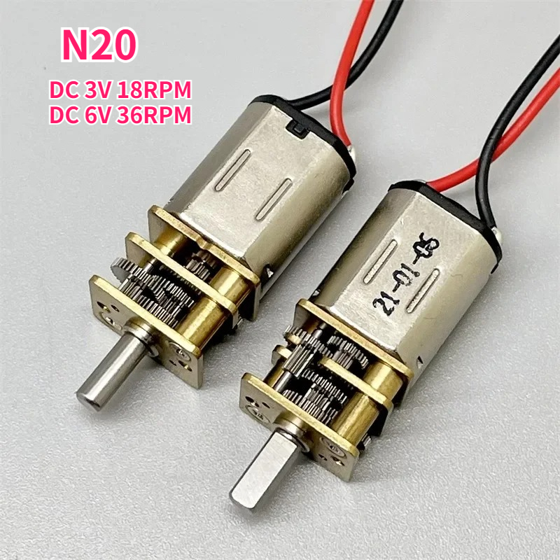 Dc Motor - N20 DC 3 В 18 об/мин