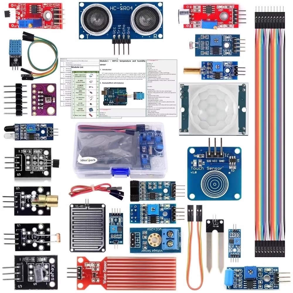 Microbit Robot - Комплект датчиков 22 в 1, Комплект