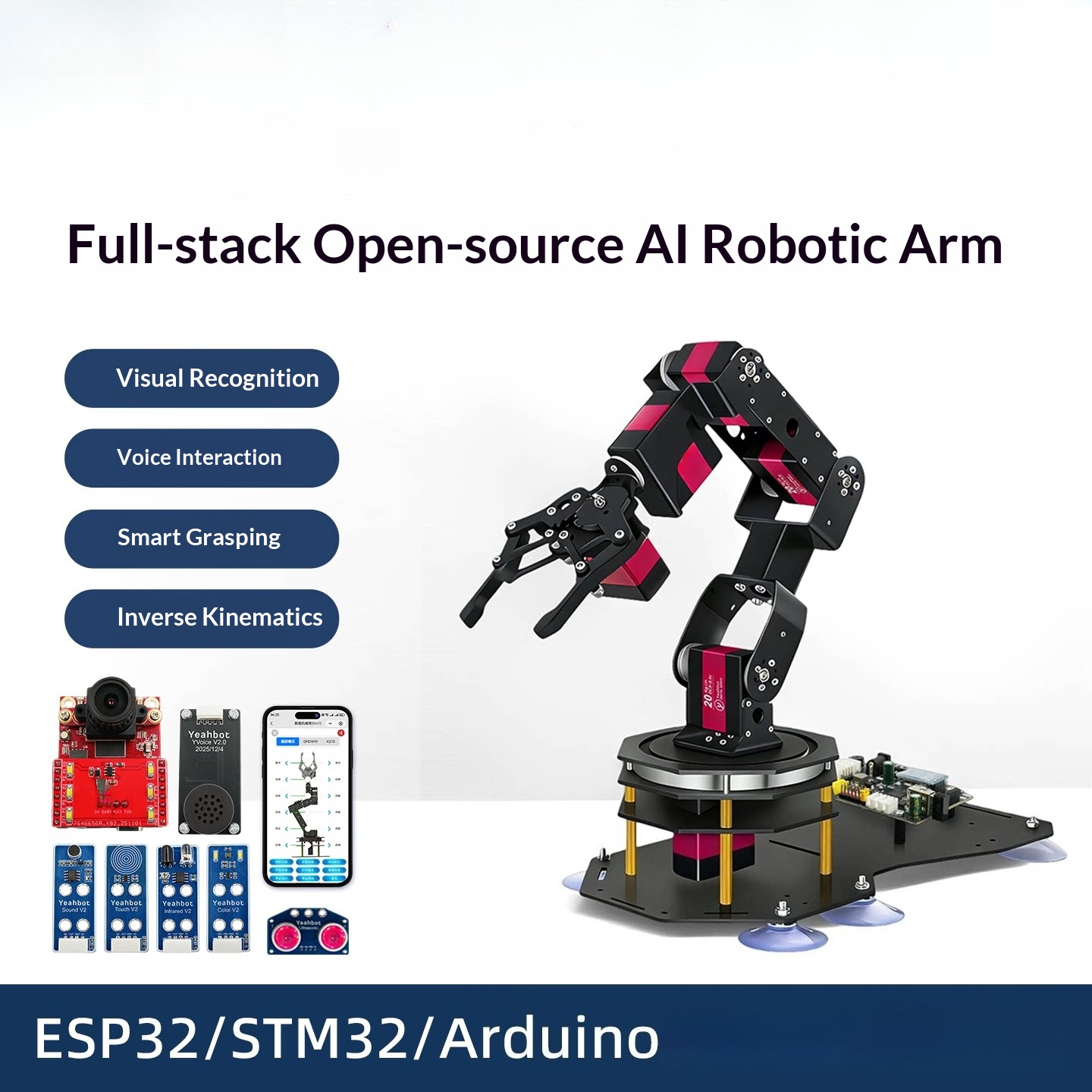 Stm32 Robot - KM1 6-осевой роботизированный манипулятор с открытым