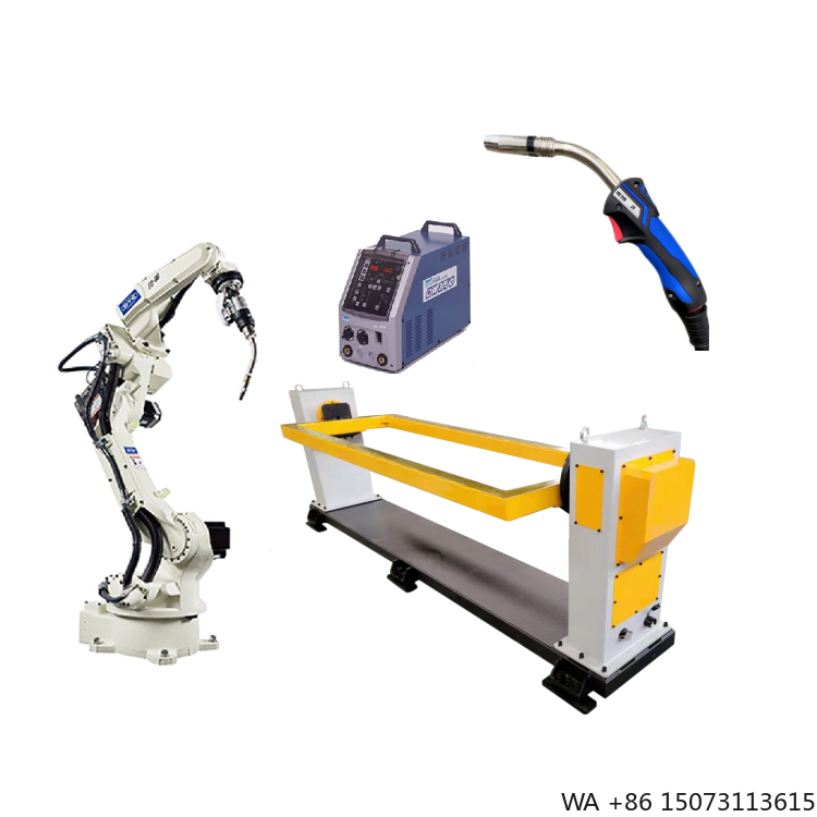 Robot Gripper - 6-осевой сварочный робот-манипулятор с позиционером, горелкой