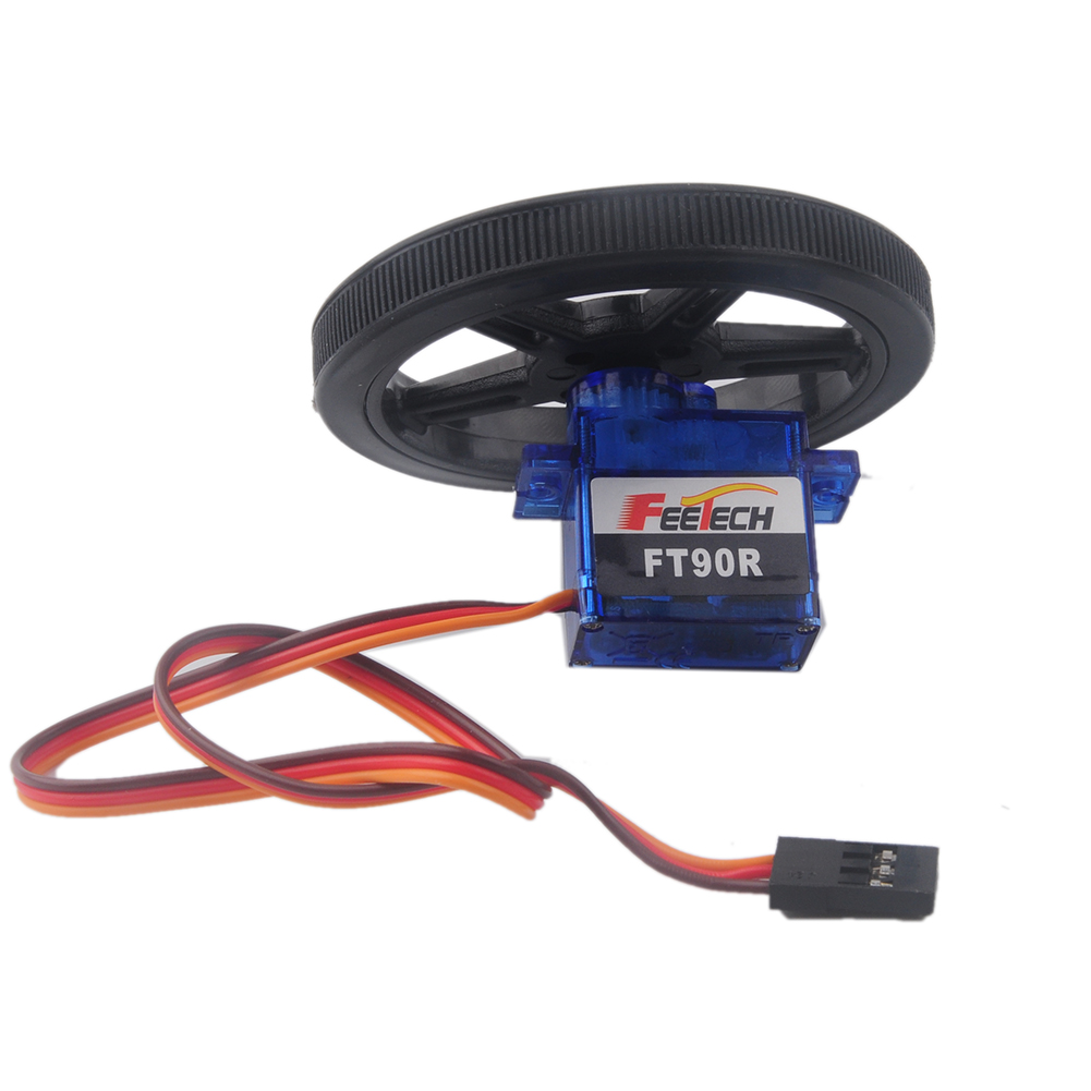Microbit Robot - Feetech FT90R-C002 3 В микро цифровой