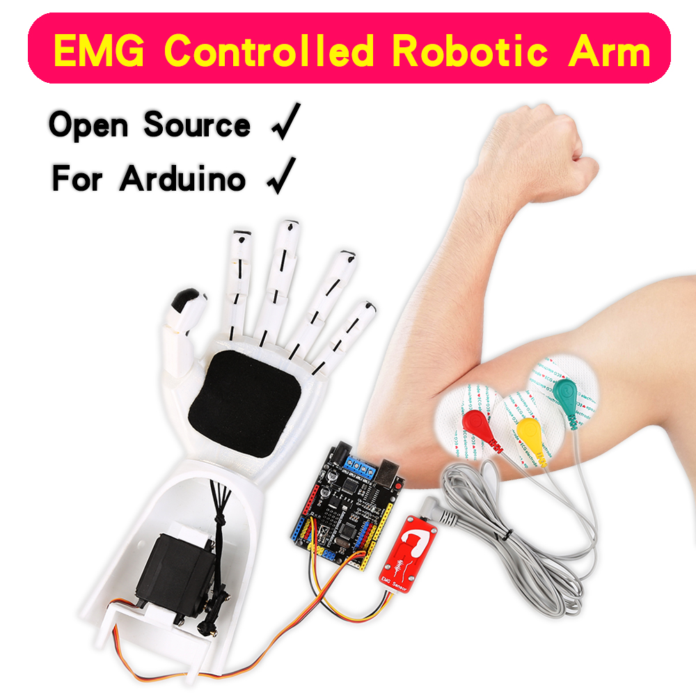 Датчик EMG, роботизированная р – обзор и цена Arduino Robot