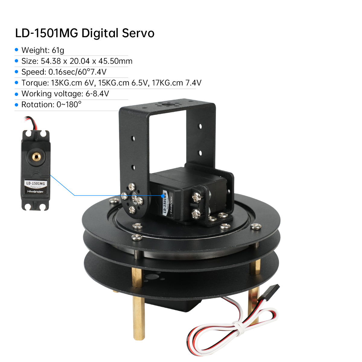 Hiwonder в разобранном виде 2- – обзор и цена Servo Bracket