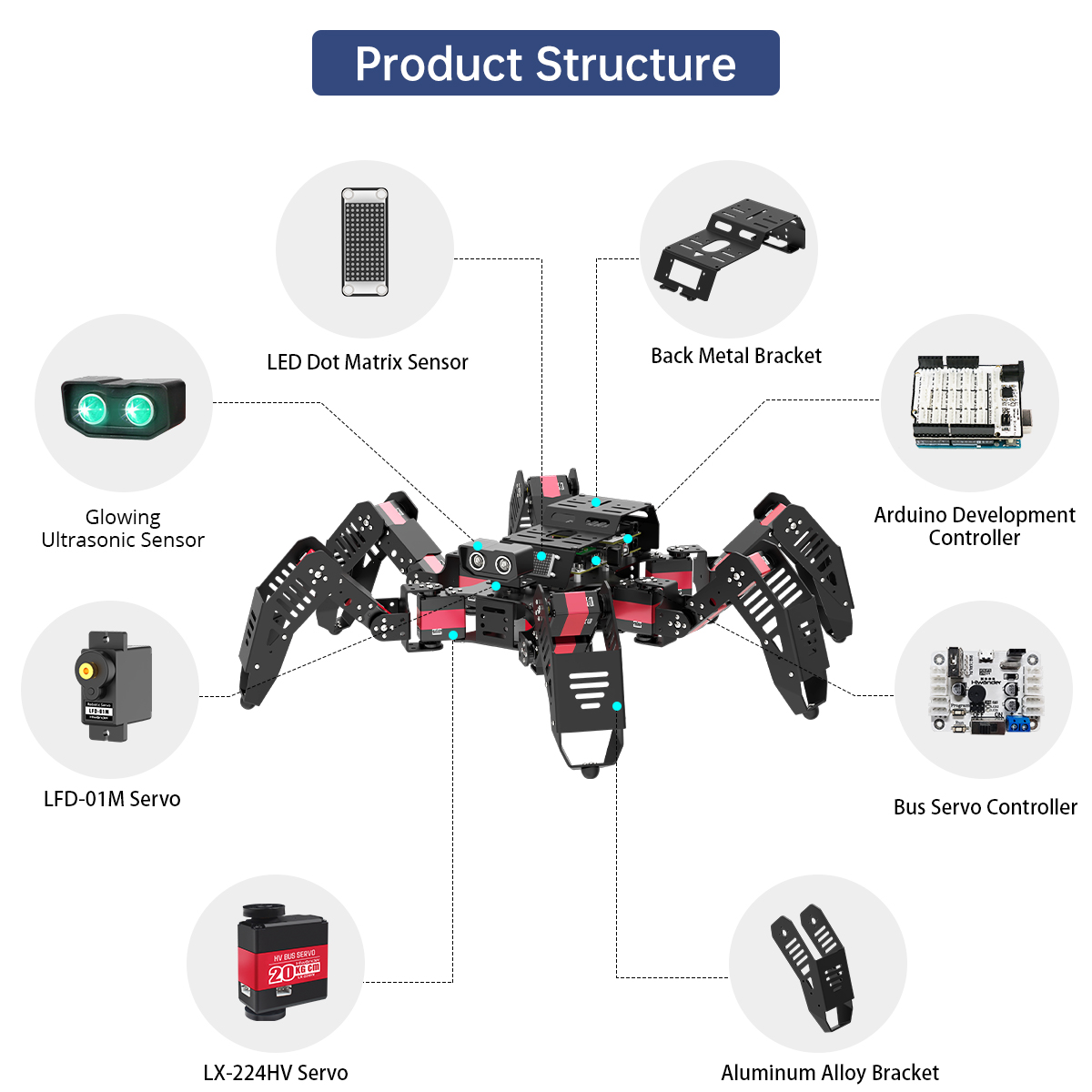 Программируемый шестиногий био – обзор и цена Robot Kit