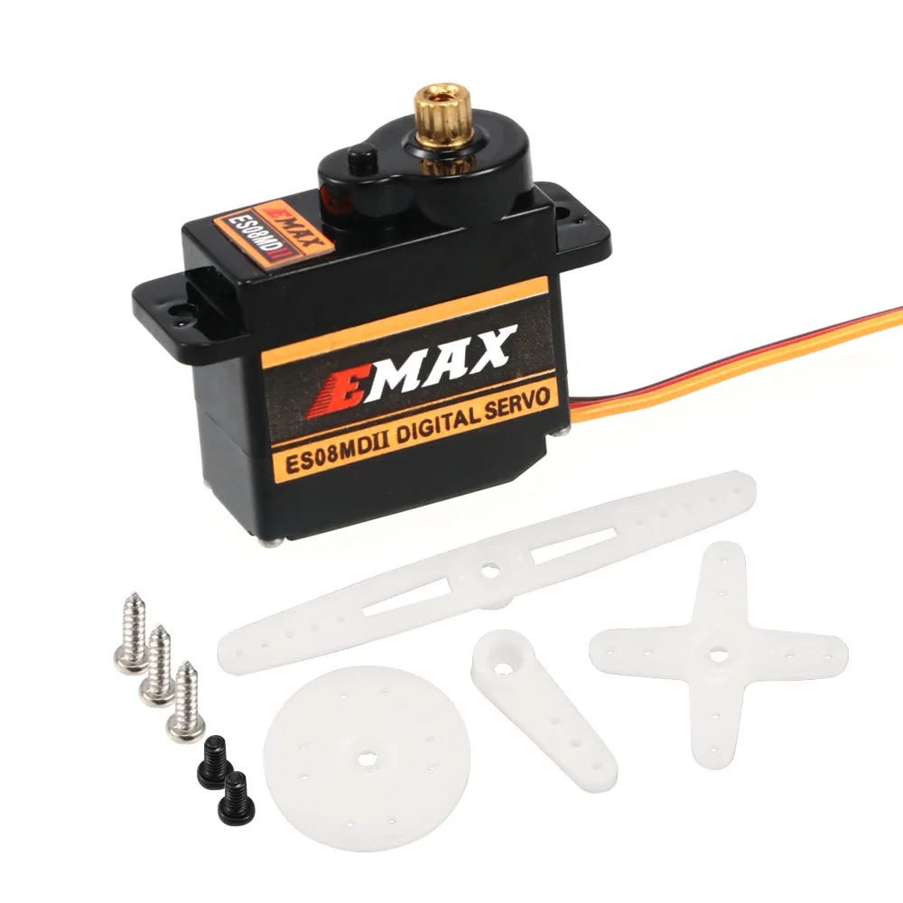 Цифровой сервопривод EMAX ES08 – обзор и цена Servo Sg90