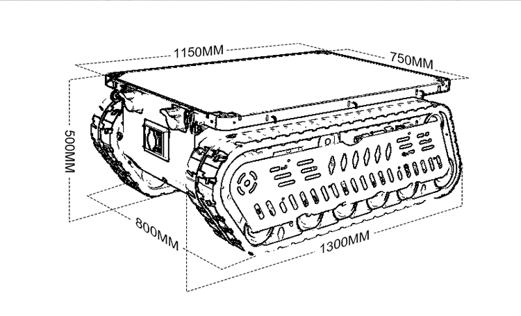 Шасси робота-танка на гусеничн – обзор и цена Dc Motor