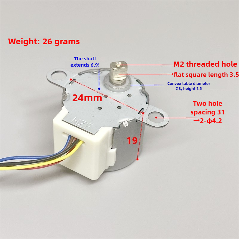 24BYJ48 DC 5 В шаговый двигате – обзор и цена Dc Motor