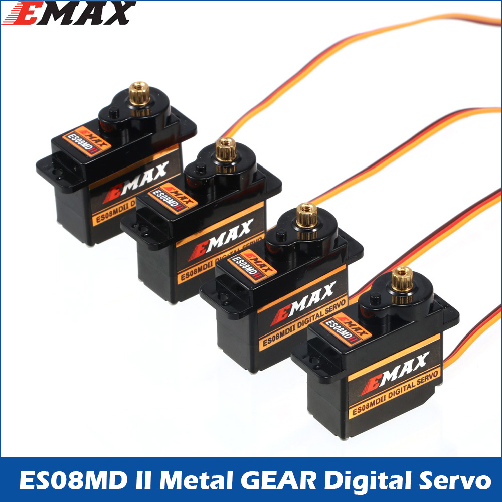 2/4/10 шт. EMAX ES08MD II Цифр – обзор и цена Servo Sg90