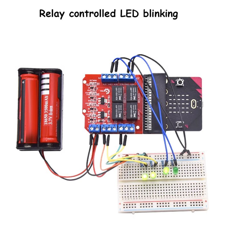 Модуль реле A64I Microbit на 4 – обзор и цена Microbit