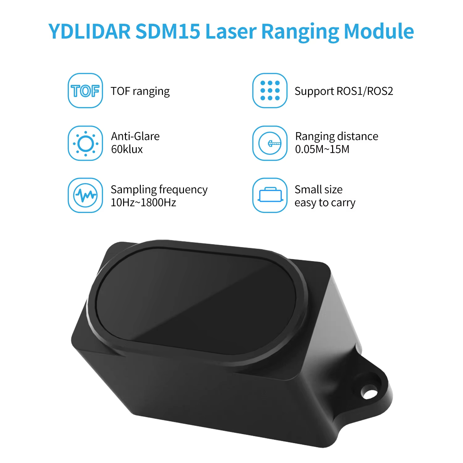 YDLIDAR SDM15/SDM18 – высокото – обзор и цена Ros Robot