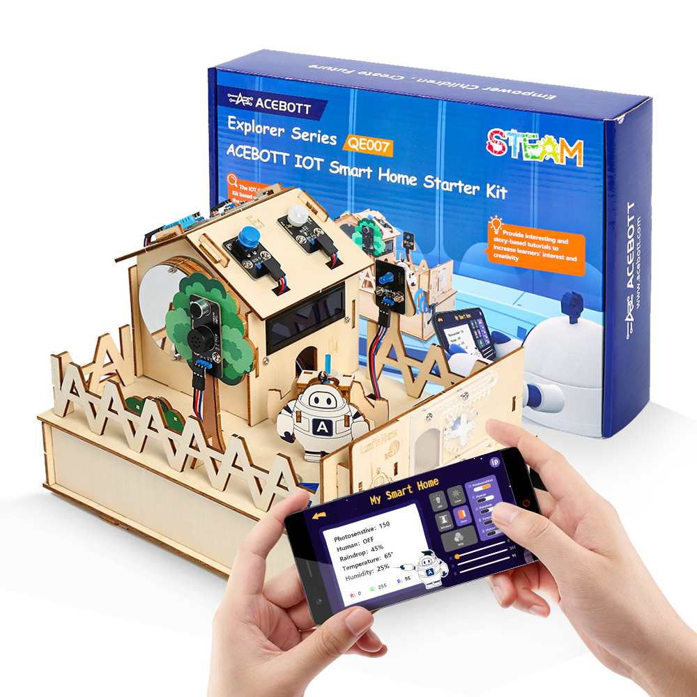 Комплект умного дома ACEBOTT « – обзор и цена Microbit Robot