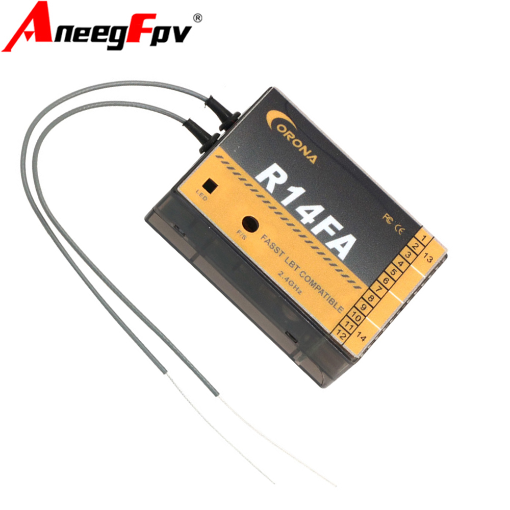 Corona R14FA 14-канальный ради – обзор и цена Micro Servo