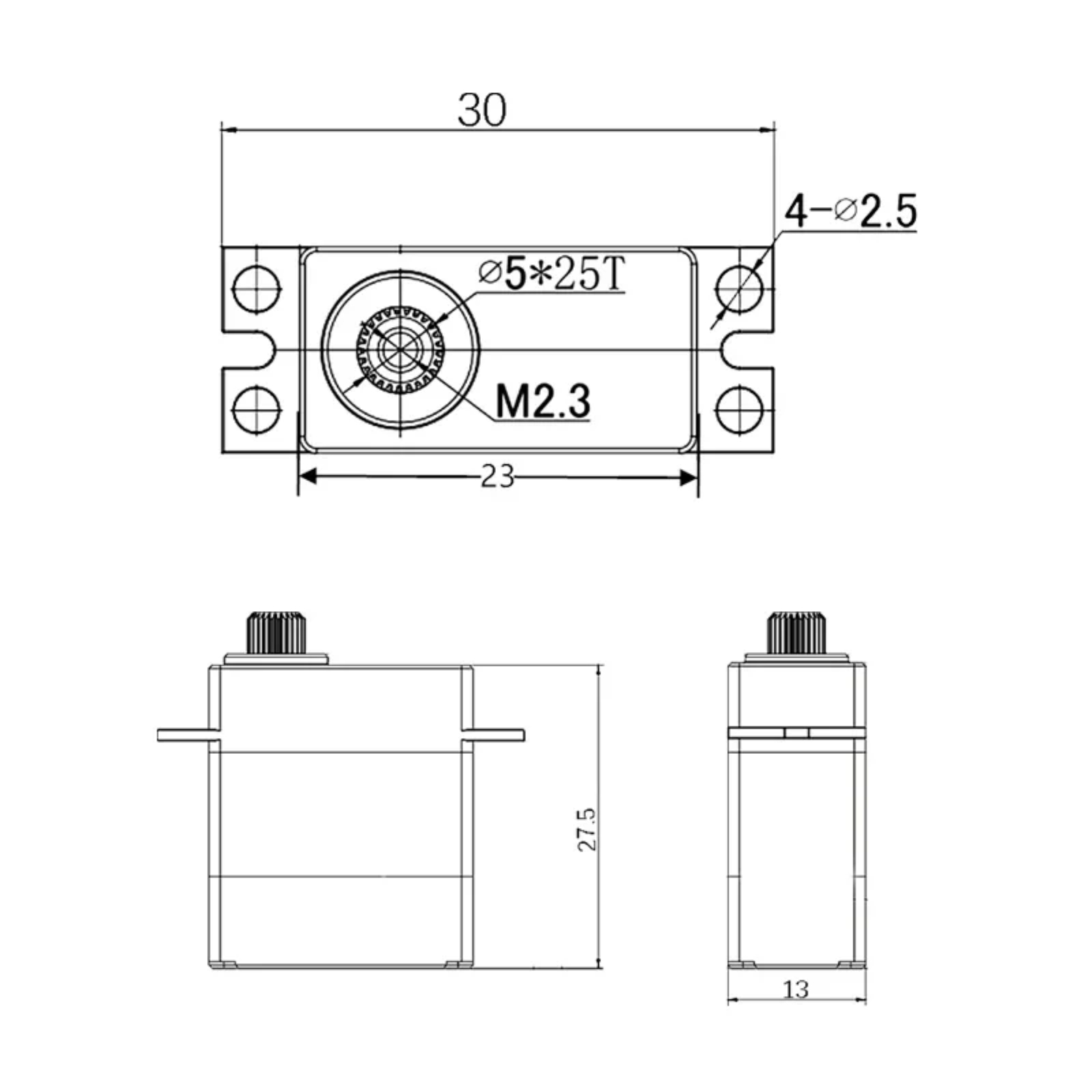 Цифровой микро-сервопривод GX  – обзор и цена Micro Servo